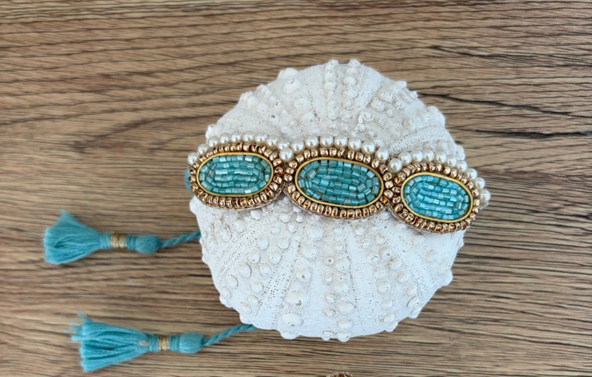 Bracelet brodé ONDINE