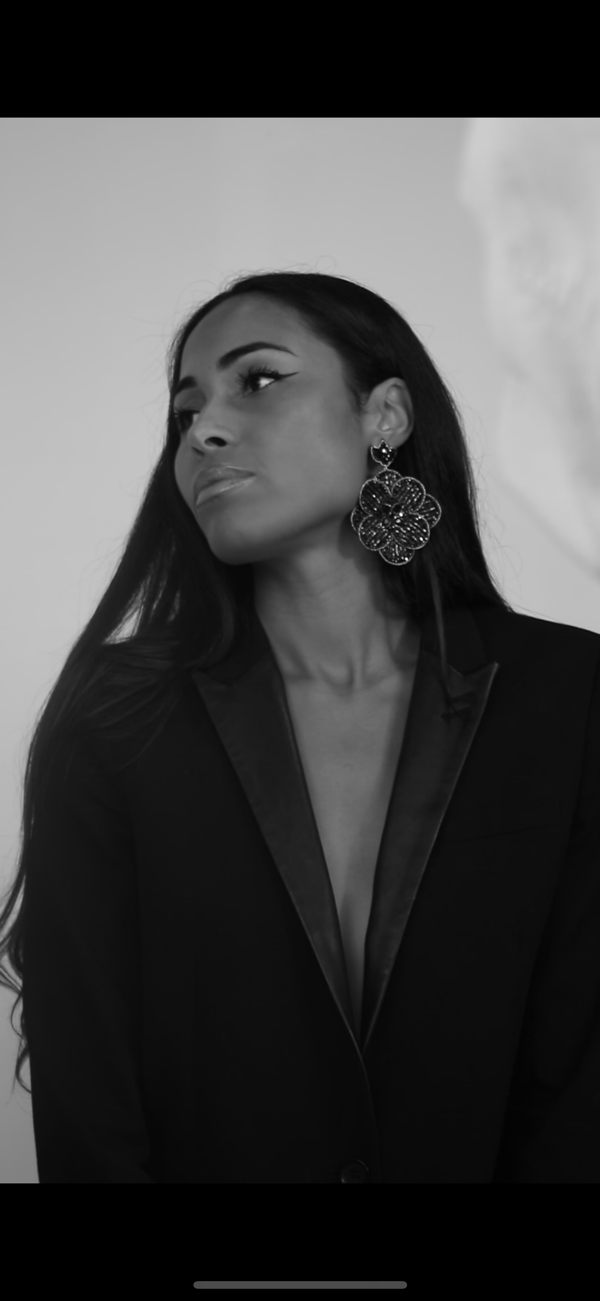 Boucles d'oreilles brodées Perlées Constance