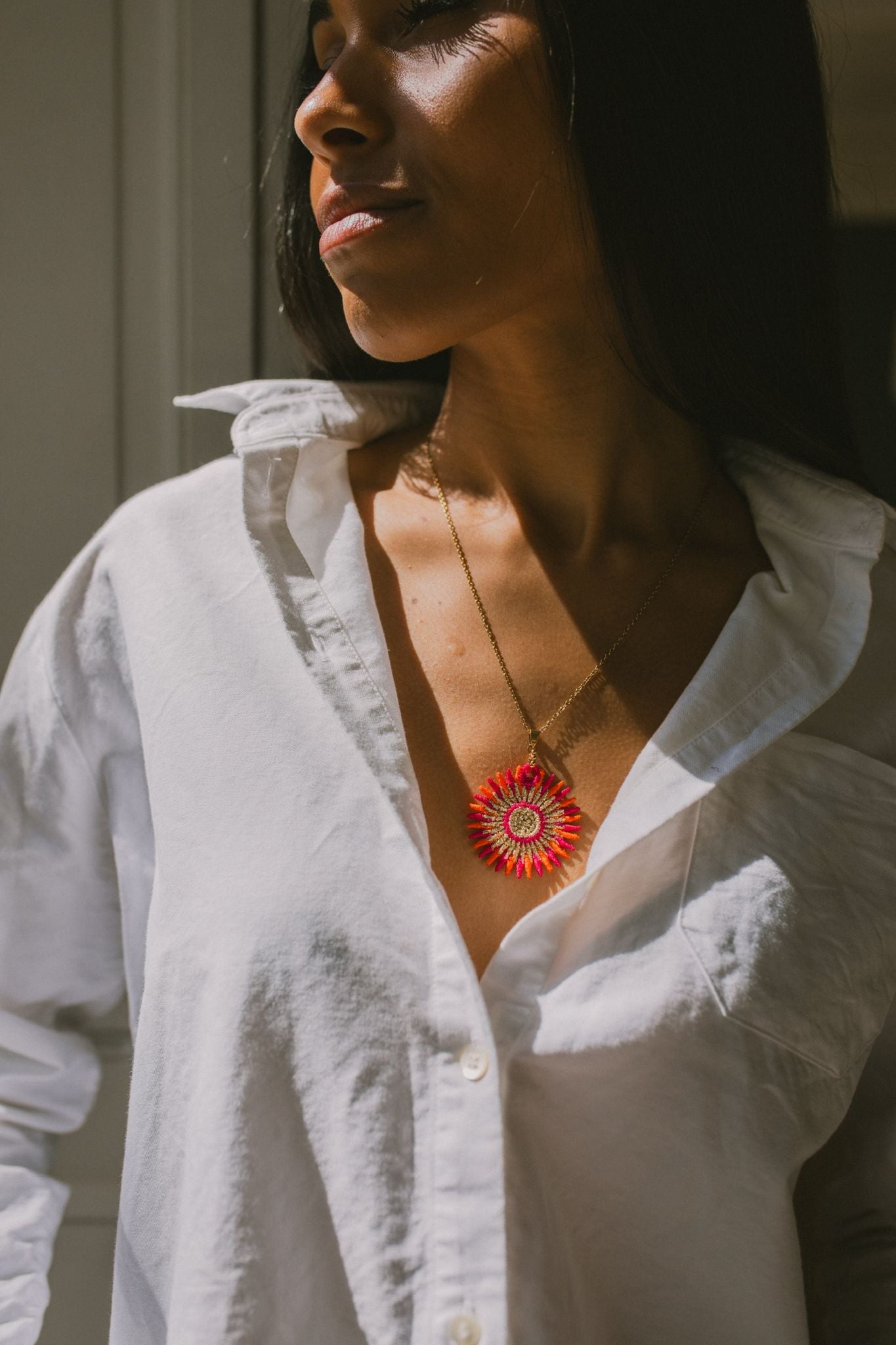 Collier Brodé « ISADORA »