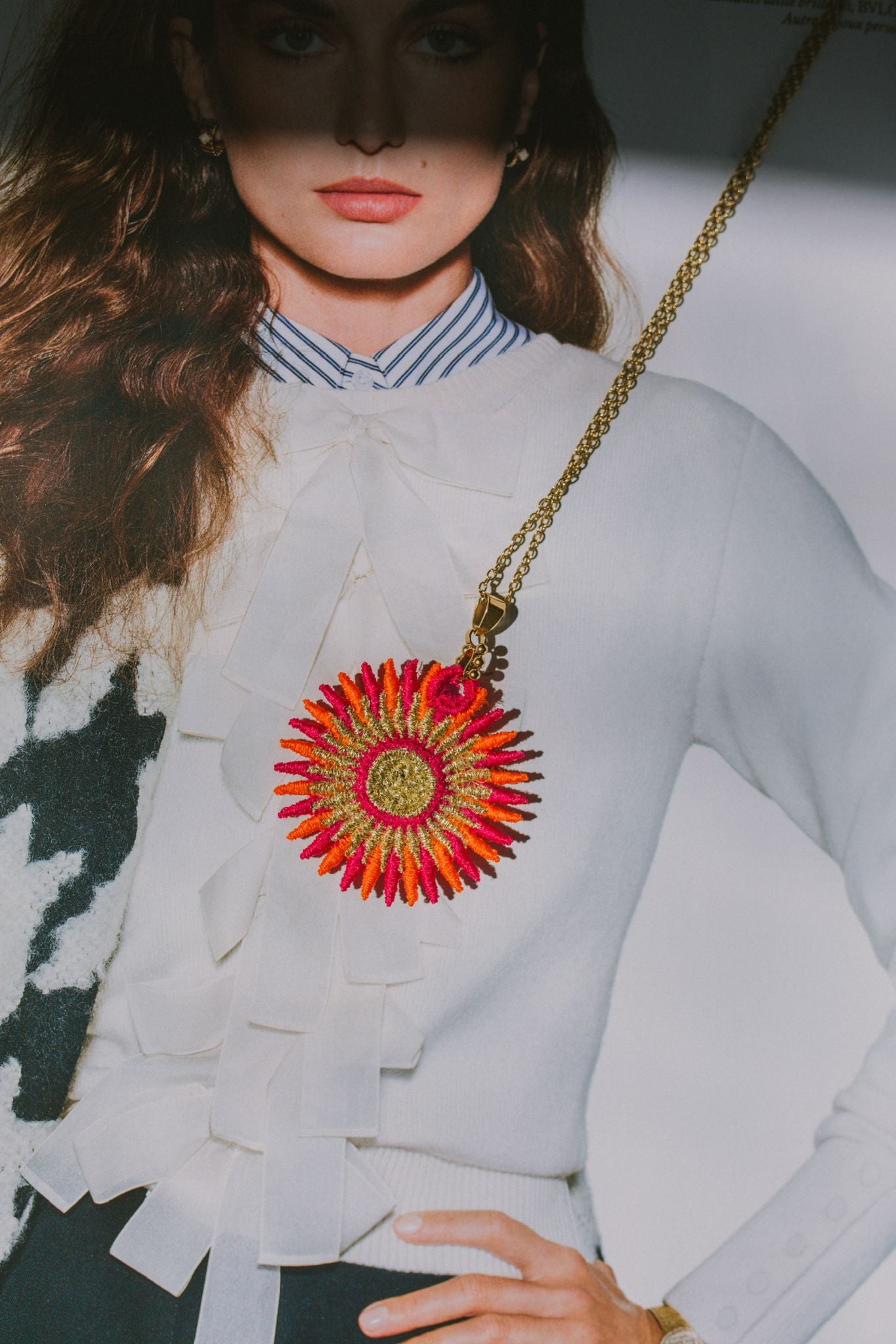 Collier Brodé « ISADORA »