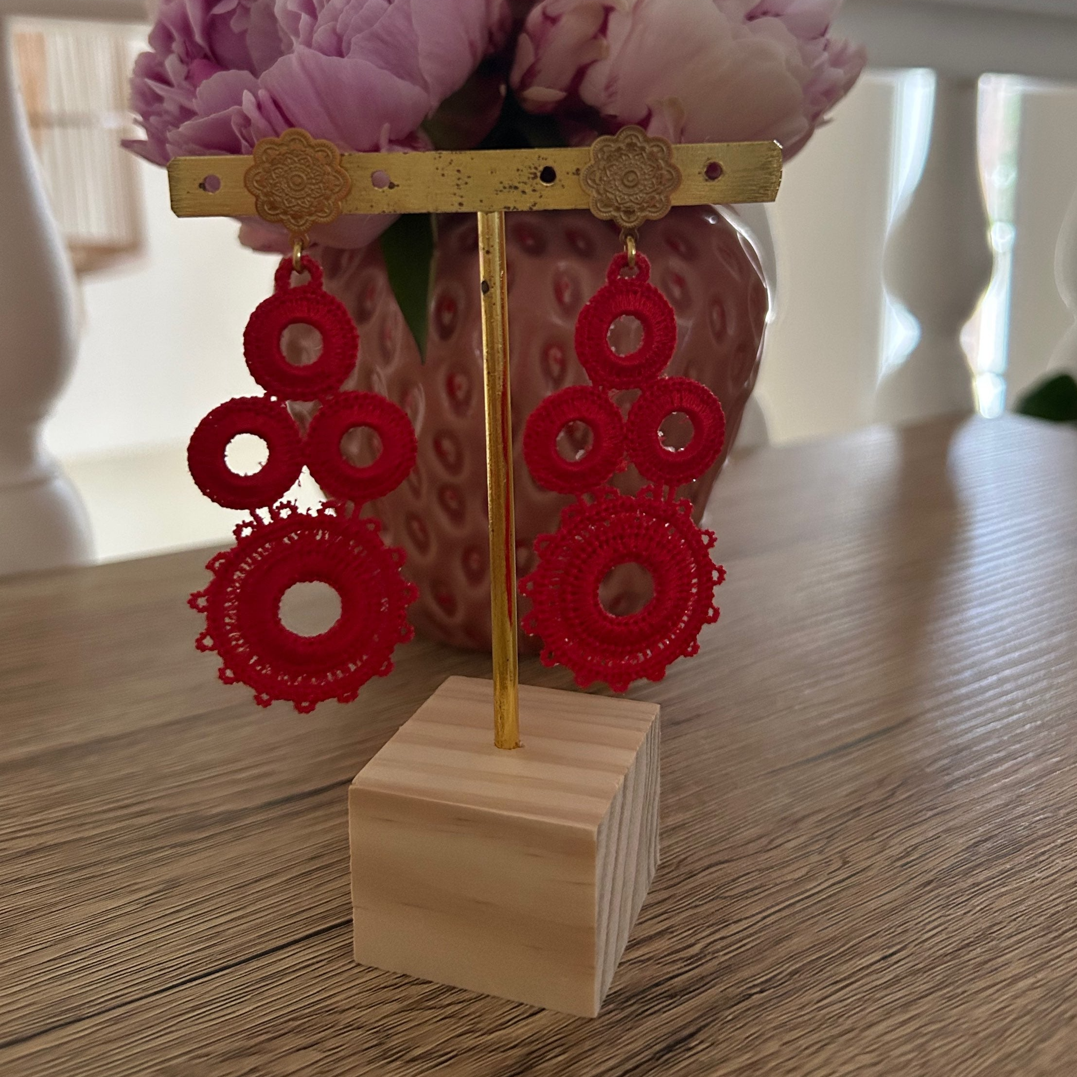 ALHAMBRA embroidered earrings