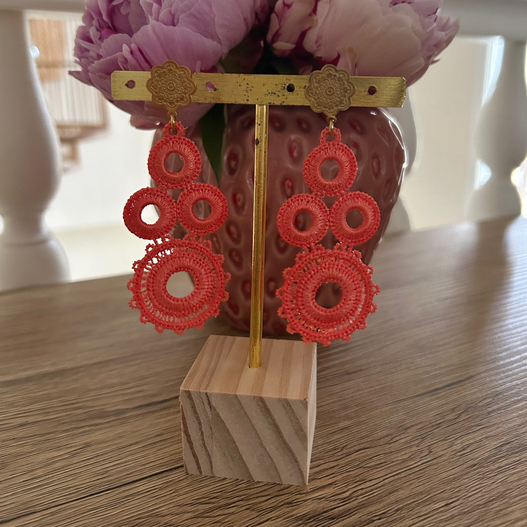 ALHAMBRA embroidered earrings