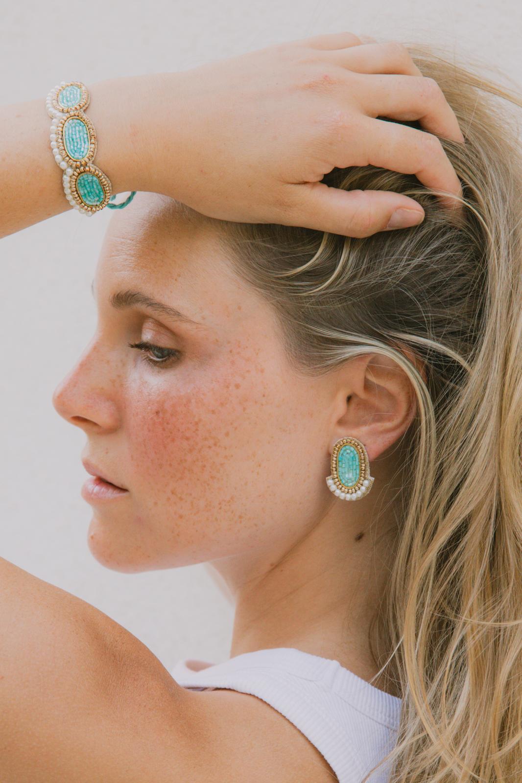 Bracelet brodé ONDINE