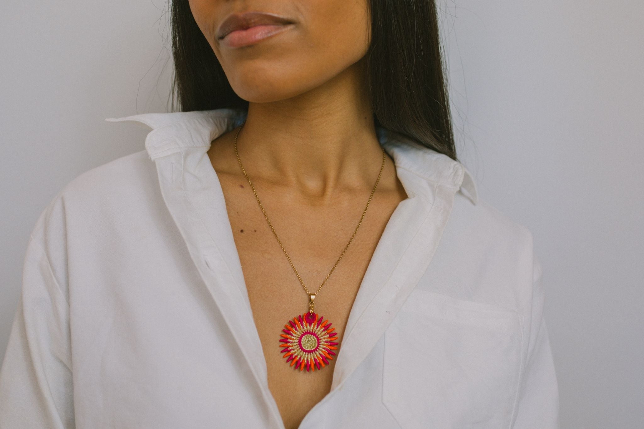 Collier Brodé « ISADORA »